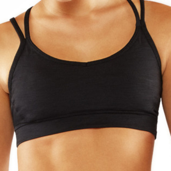 👙Manduka Cross Strap Bra, Gray, Size: L👙 - Picture 7 of 8